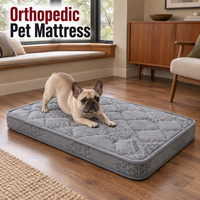 Matelas orthopédique pour chien avec hauteur de 11 cm, choix de tissu de housse personnalisé, matelassage et passepoil pour les gammes de produits pour animaux de compagnie de marques personnalisées