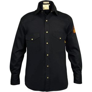 Chemise de travail FR 100% coton 7oz légère, résistante aux flammes, pour homme, décontractée, protection anti-UV - Product Image 1