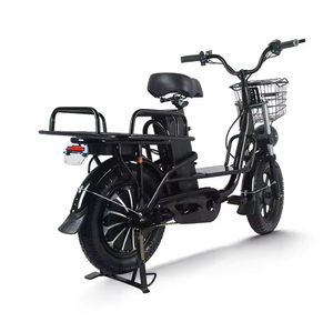Black <b>Electric</b> City Bike Step Through Commuter with Rear <b>Hub</b> Motor 15AH Electronic Rear Rack Front Basket Urban Mobility - Product Image 1