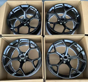 <span class=keywords><strong>Jantes</strong></span> en alliage noir brillant pour voiture, <span class=keywords><strong>20</strong></span>, 21, 22 <span class=keywords><strong>pouces</strong></span>, pour <span class=keywords><strong>Audi</strong></span> Rs6 Rs7 Performance 4K C8 A6 A8 RS5 S4 S5 5X112 5 trous, roues de voiture pour passagers - Product Image 1