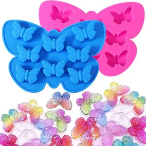 Moule à glaçons en silicone en forme <span class=keywords><strong>de</strong></span> papillon, moules à cire fondue, moules à <span class=keywords><strong>chocolat</strong></span>, moules à bonbons, moules à pâtisserie - Product Image 5