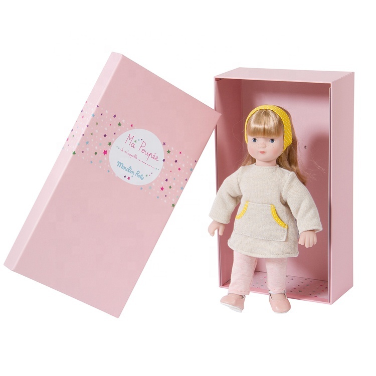 Duradero y ecológico caja de embalaje de muñeca Barbie linda para