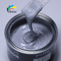 Prix de gros Mastic de remplissage métallique liquide acrylique 1K pour carrosserie automobile, application au pinceau, ponçage facile, forte adhérence