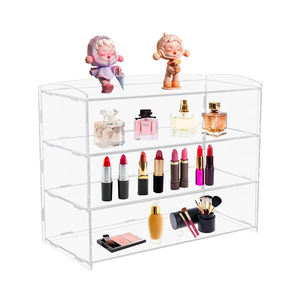 Vetrina Espositiva per Pasticceria a 3 Ripiani in Acrilico Trasparente con Porta Posteriore per Negozi e Caffetterie - Product Image 4