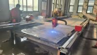 Machine de découpe CNC portative à portique 1520 1530, entraînée par moteur pas à pas, pour découpe plasma/gaz/laser de tôles métalliques 110V/220V/380V