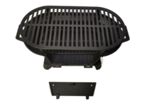 Vente en gros petit dessus de table hibachi en fonte barbecue portable charbon de bois mini barbecue grill dessus de table extérieur