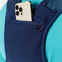 Gilet de course léger en nylon personnalisé avec logo d'usine, doublure en polyester imperméable, unisexe, pour la randonnée et le marathon