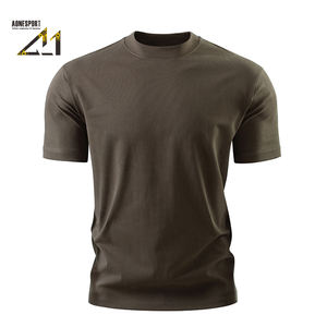 T-shirt pour homme en coton 100% 350G, col rond, manches courtes, décontracté, ample, anti-rétrécissement, anti-déformation, t-shirts premium pour homme - Product Image 4