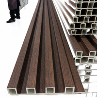 Panneau de revêtement mural acoustique en composite bois-plastique (WPC) ignifuge et imperméable pour intérieur, chambre, bureau, commerce