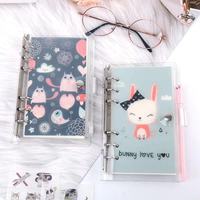 Carpeta de Hojas Sueltas con Cubierta Impresa en PVC A3 A4 A5 A6, Color Personalizado, Recargable, Reutilizable, Diario, Cuaderno, 40-100 Hojas