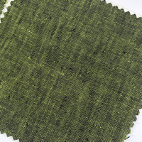 Approvisionnement direct usine Tissu 51% Lin 49% Chanvre Uni Lavé Biologique 165GSM 54/55" Poids Moyen Textile Personnalisé
