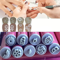 10 pièces multifonctionnel Silicone Nail Art timbre stylo ensemble outils transfrontaliers pour ongles impression manucure Salon bricolage motif Graffiti