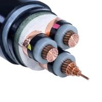 Cable de Alimentación de Alta Tensión Yjv22/U1000/R20, Conductor de Cobre, Aislamiento de PVC, Material XLPE, Tamaño y Color Personalizables