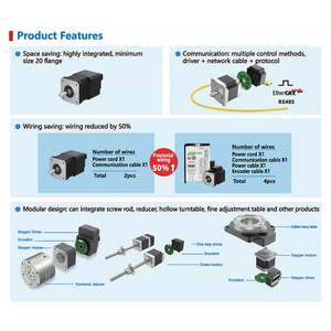 Kit de pilote de moteur pas à pas, spécification NEMA 17, 12-24V 1.5A, adapté aux imprimantes 3D et aux systèmes robotiques <span class=keywords><strong>Arduino</strong></span> - Product Image 2