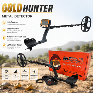 Détecteur de métaux F19 Gold, détecteur de métaux portatif souterrain avec bobine de recherche étanche de 11 pouces, indice de protection IP55, garantie de 2 ans - Product Image 6