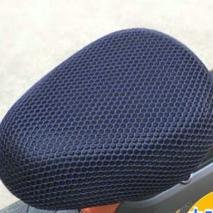 Funda de Asiento Transpirable de Seda Fría para Vehículo Eléctrico, Cojín para Scooter, Camuflaje Negro, Delantero y Trasero - Product Image 2