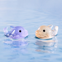 YIWUPOWER Miniatures de paysages lumineux et colorés en forme de dauphins pour aquarium, décorations DIY, petits ornements, cadeau de fête