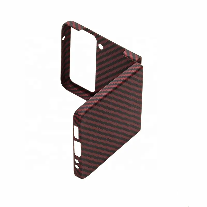 Wholesale Classic Type Wallet Cover Magnetic Flip PU Leather Aramid Fiber Mobile Phone Case For Samsung Galaxy Z Flip 4 3 2 1