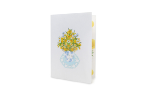 Cartes de vœux personnalisées en papier artisanal fleurs 3D pour décorations de mariage, d'anniversaire, de festival, de vacances et d'événement - Product Image 2