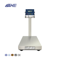 Balance de plateforme antidéflagrante SOHE SH8P, entièrement métallique, avec écran LCD, 40*50 50*60 60*80cm, 200-800kg, OEM