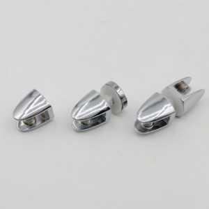 Kính hỗ trợ khung Clip Hợp kim kẽm kẹp cho kính nổi tường Kệ Khung kính giữ Clip Bảng điều khiển kẹp - Product Image 3