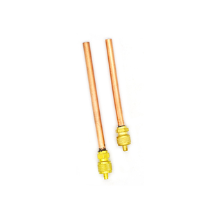 Vanne d'accès en laiton et cuivre 1/4'', 3/4'', 3/8'', 3/16'' – Pièce de rechange pour réfrigération – Vanne de charge en cuivre pour réfrigérateur et climatiseur - Product Image 3
