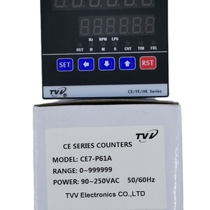 Compteur numérique à 6 chiffres Tvv Ce7-P61A, affichage numérique, plage 0-999999, alimentation 90-250Vac, fabriqué à Taïwan - Product Image 5