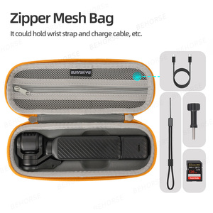 Sac de transport portable pour <span class=keywords><strong>DJI</strong></span> <span class=keywords><strong>Osmo</strong></span> <span class=keywords><strong>Pocket</strong></span> 4, boîte de protection rigide pour voyage avec bandoulière, accessoires <span class=keywords><strong>Pocket</strong></span> 4/3 - Product Image 6