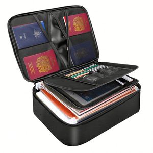 Sac de rangement pour documents ignifuge en tissu enduit de silicone, nouveau type, produit d'organisation de dossiers - Product Image 1