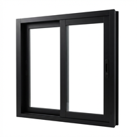 Aluminium-Schiebefenster mit Zugluftschutz, EPDM-Wetterdichtung, integriertem Abtropfsystem, Feuchtigkeitsbarriere, gehärtetem Glas und Regenschutzdesign