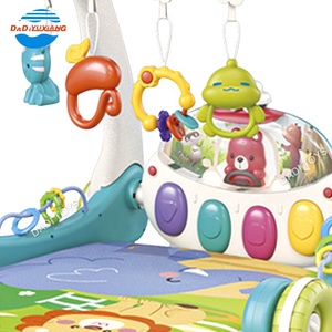 <span class=keywords><strong>Tapis</strong></span> <span class=keywords><strong>de</strong></span> jeu musical multifonctionnel 2 en 1 pour bébé, apprendre à marcher, pédale à bascule pour enfants, marcheur éducatif - Product Image 5