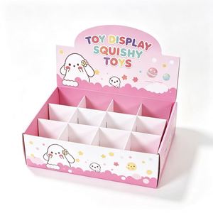 Toy <b>Display</b> Nature Toys Paperboard Counter <b>Box</b> With Dividers Eco-Friendly Self Erecting Packaging For Small Goods - Product Image 5