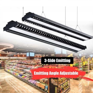 Lámparas Colgantes LED Lineales de Doble Tubo con Ángulo Ajustable para Iluminación de Supermercados y Tiendas de Comestibles - Product Image 1