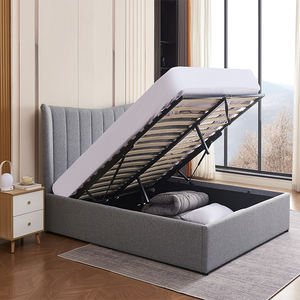 <b>Modern</b> Designer Queen Size Storage Upholstered Wood <b>Beds</b> Frame Furniture Wholesale - Product Image 2