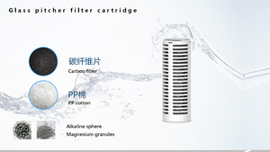 เหยือกกรองน้ำแก้วอัลคาไลน์ไฮโดรเจน พร้อมระบบควบคุมผ่านแอพ สำหรับน้ำร้อนน้ำเย็น ใช้ได้ทั้งภายนอกและภายในบ้าน เหมาะสำหรับครัวเรือน ร้านอาหาร - Product Image 6