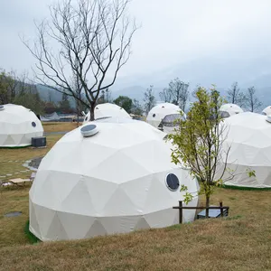 2024 뜨거운 판매 투명 돔 텐트 geodesic 야외 캠핑 돔 텐트 glamping에 대 한