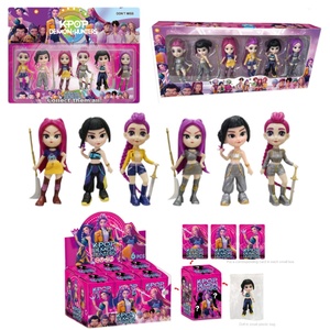 ฟิกเกอร์อนิเมะซีรีส์ล่าแม่มด KPOP สุดระทึก แบบกล่องสุ่ม ขนาด 4.5 นิ้ว 6 แบบ ของเล่นรถยนต์แฟนตาซีไซไฟ - Product Image 1