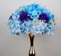 Luxuriöse Realistische Moderne Künstliche Seidenblumen-Kugel Langlebiges Blumen-Centerpiece für Hochzeitstisch-Dekoration