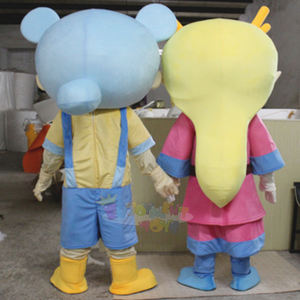 הנאה מותג חדש: להתאמה אישית, ילד בעל חיים בגודל גדול & ילדה קריקטורה קמע בגדי גוף עם עיצוב חי - Product Image 5