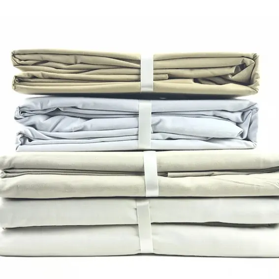 100% Cotton 200TC Fitted Sheet Solid Colour King Size