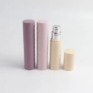 Toptan boş yüksek kalite 5ml Mini yuvarlak doldurulabilir parfüm şişesi Atomizer