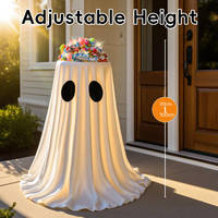 Assiette et bol décoratifs pour Halloween, fantôme, ornement de jardin extérieur, accessoire de table, décorations d'ambiance pour scène