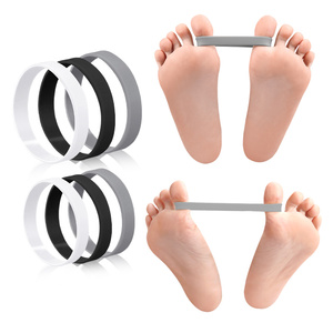 Tali regang silikon untuk jari kaki, Valgus dan kaki besar ortopedi latihan warna polos perangkat peregangan halus untuk jari kaki - Product Image 1