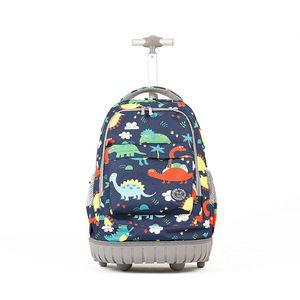 Tas Sekolah Troli Anak Gaya Korea Motif Anime Kartun Tali Bantalan Udara Reflektif Pengaman Siswa SD - Product Image 3