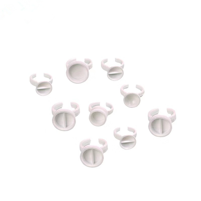 Пластиковые аксессуары для ресниц, кольцо-держатель клея для наращивания ресниц