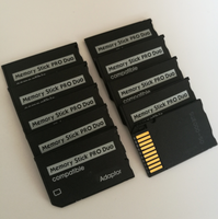 Adaptateur de carte mémoire Pro Duo pour jeux PSP, adaptateur de carte mémoire, convertisseur, vente flash