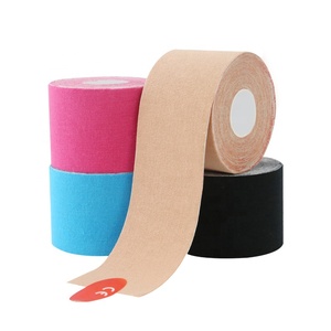 Cotton + Spandex Breathable Màu Tùy Chỉnh Kích Thước Miễn Phí Đàn Hồi Kinesiology Băng Cơ Bắp Với Mùi Bạc Hà Dán - Product Image 3