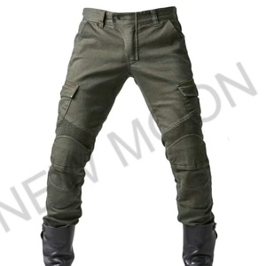 Custom Men's Racing Pants Genuine Summer Riding Motorcycle Anti-fall Equipment Four Seasons <b>Stretch</b> <b>Denim</b> Trousers - Product Image 1