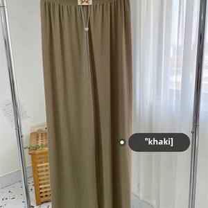 <span class=keywords><strong>Salopette</strong></span> d'été premium pour <span class=keywords><strong>femme</strong></span>, décontractée, taille haute élastique, coupe ample, effet drapé, en tissu peigné Spandex/Polyester - Product Image 4