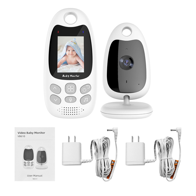 2.4G Wireless Smart Baby Monitor With Camera Lullabies Two Way Talk IR Night Vision Wifi Nanny Camera Baby Monitor De Bebe
